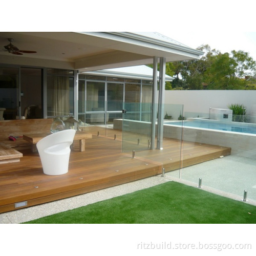 Frameless Glass Railing for Indoor/Outdoor Stairs Railing Fittings